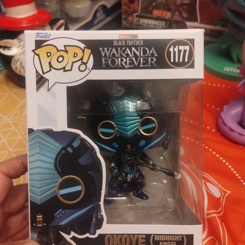 Funko Pop Wakanda Forever Okoye Figure - Blue and Black 1177